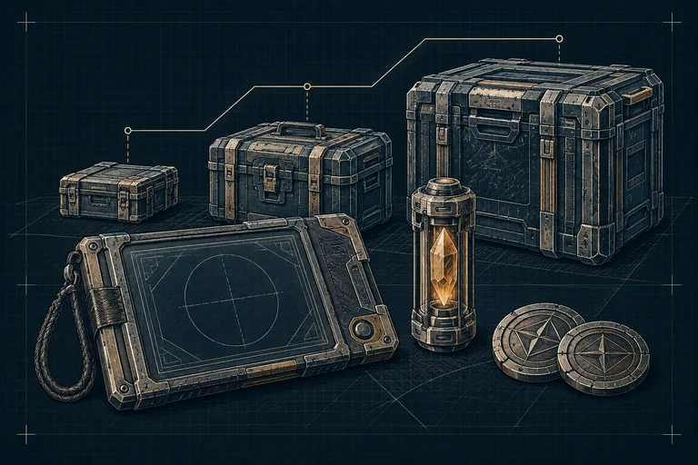 Archival composition of a ship, cargo, exchange instruments and escalating resource access.