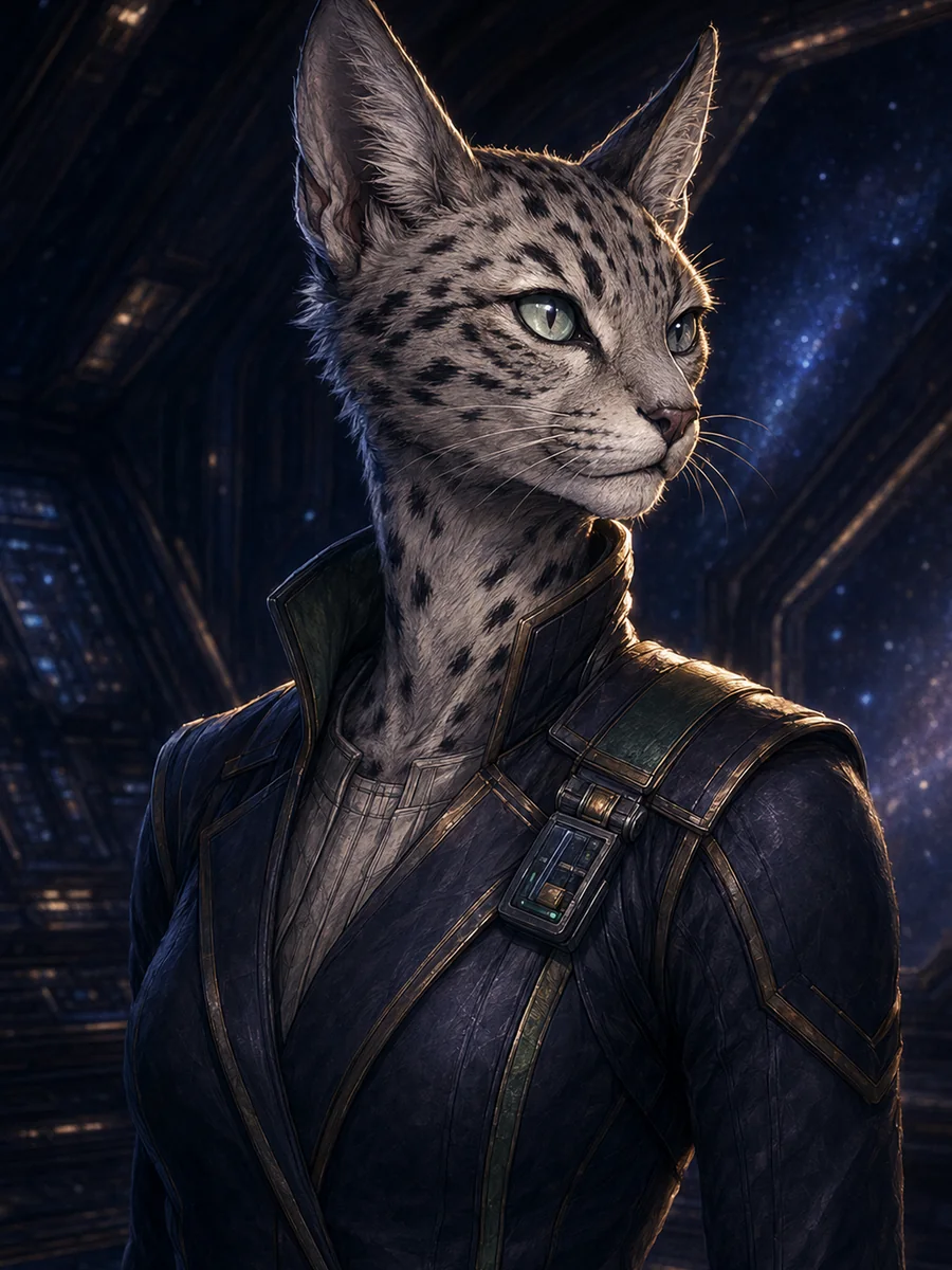 Ailuran Explorer character