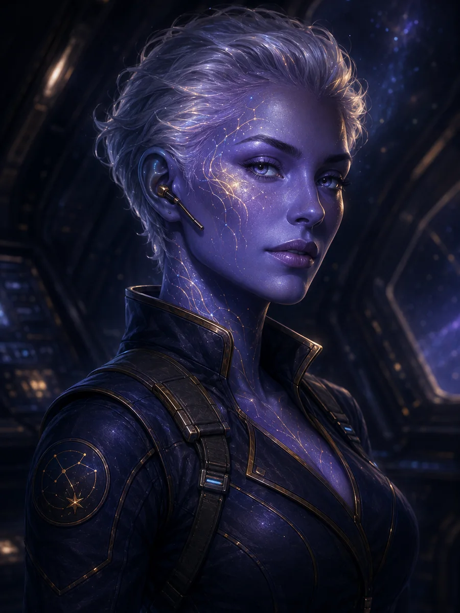 Celestiari Pilot character